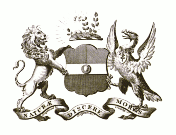 Coat of arms of the linnean society of london renewed